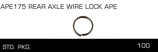 APE175 REAR AXLE WIRE LOCK APE